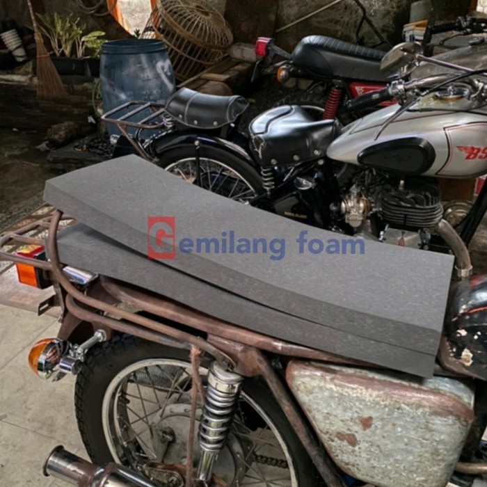 (BestSeller) BUSA JOK MOTOR TEBAL 5CM DENSITY 55 ANTI KEMPES LEMBARAN SADEL
