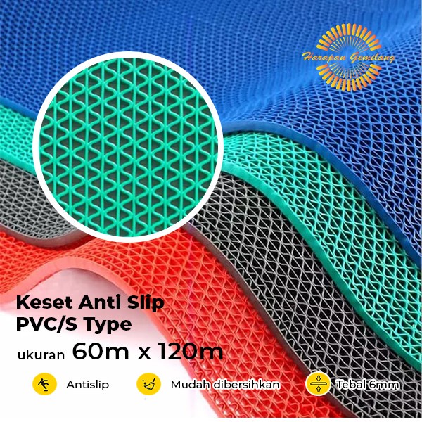 Keset Anti Slip, Keset Multiguna S Type 60X120 - Jaring