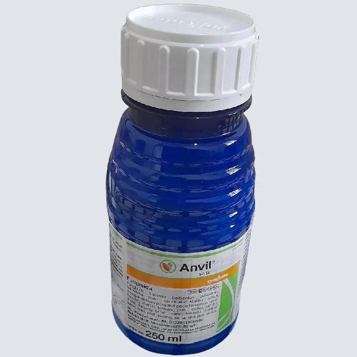 Anvil 50 SC merupakan Fungisida Sistemik berbentuk suspensi, berwarna putih kecoklat-coklatan untuk