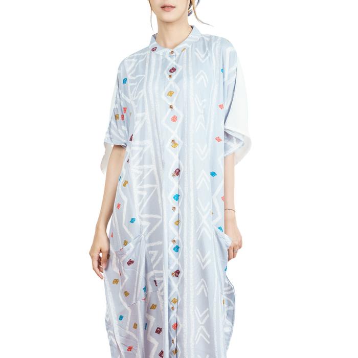 Bhatara Batik Sarimbit Keluarga Koko Dan Kaftan Nikko Nirwana 5767 / Baju Couple Keluarga / Sarimbit