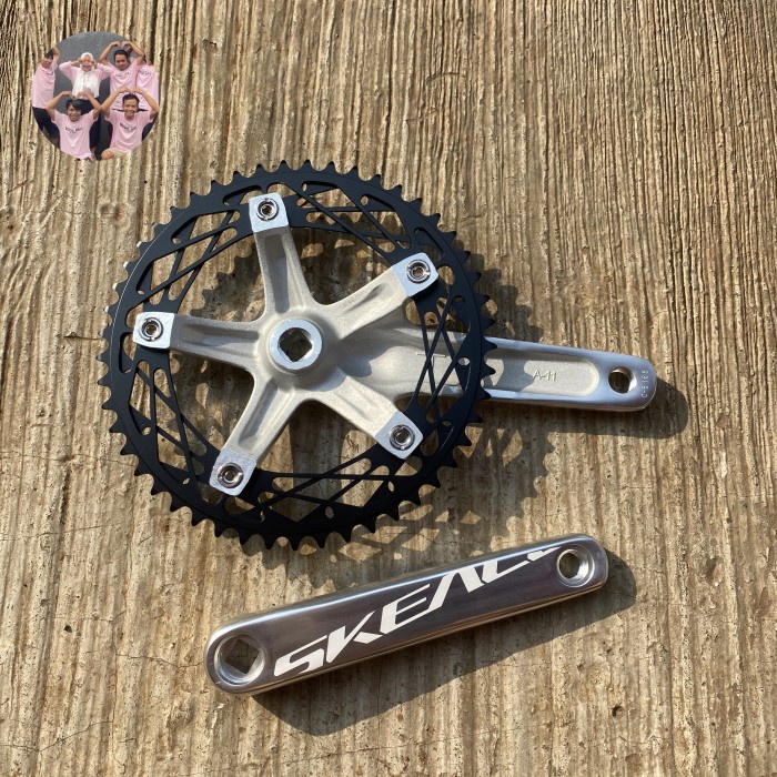 Terhemat Crankset Skeace 49T Bude Bike