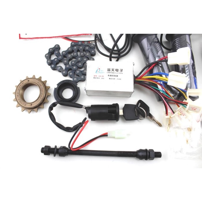 Bagus Set Sepeda Listrik Dinamo 24V 250W My1016Z Aksesoris Sepeda E-Bike
