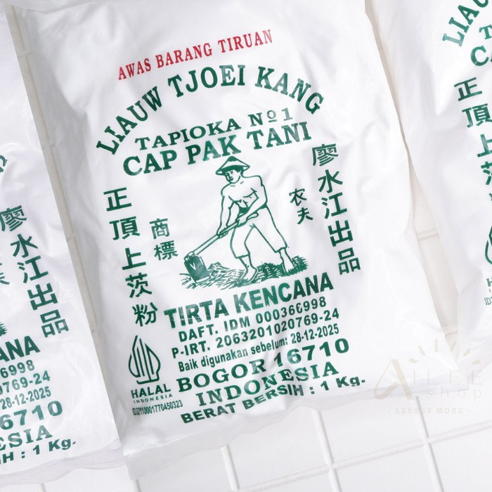 

(BestSeller) Tepung Tapioka Sagu Cap Pak Tani Liauw Tjoei Kang 1 kg