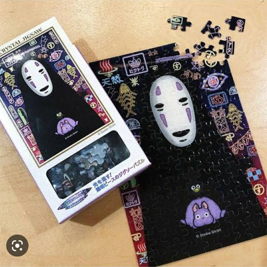 {{ Mini Art Crystal Puzzle Totoro, Kiki, Spirited Away Studio Ghibli Jepang Ready }}