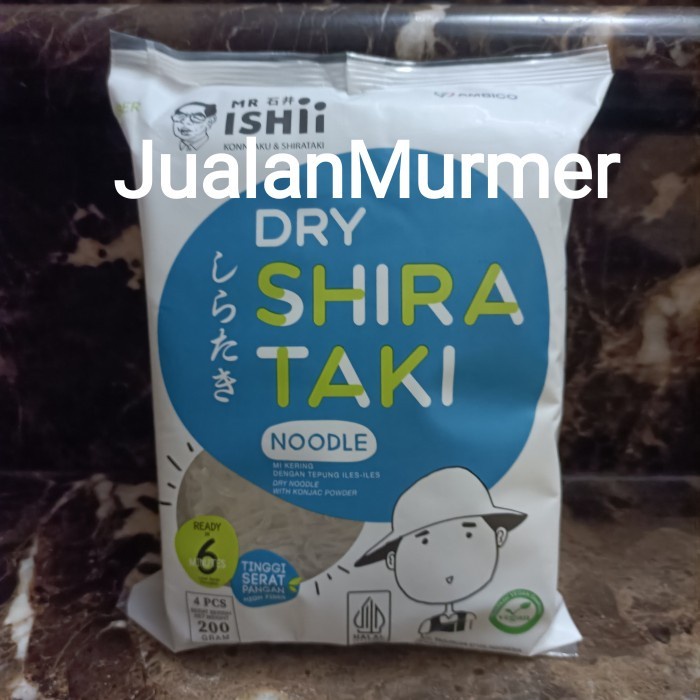 

(BestSeller) Dry Shirataki Mie Kering 10pcs 250gr