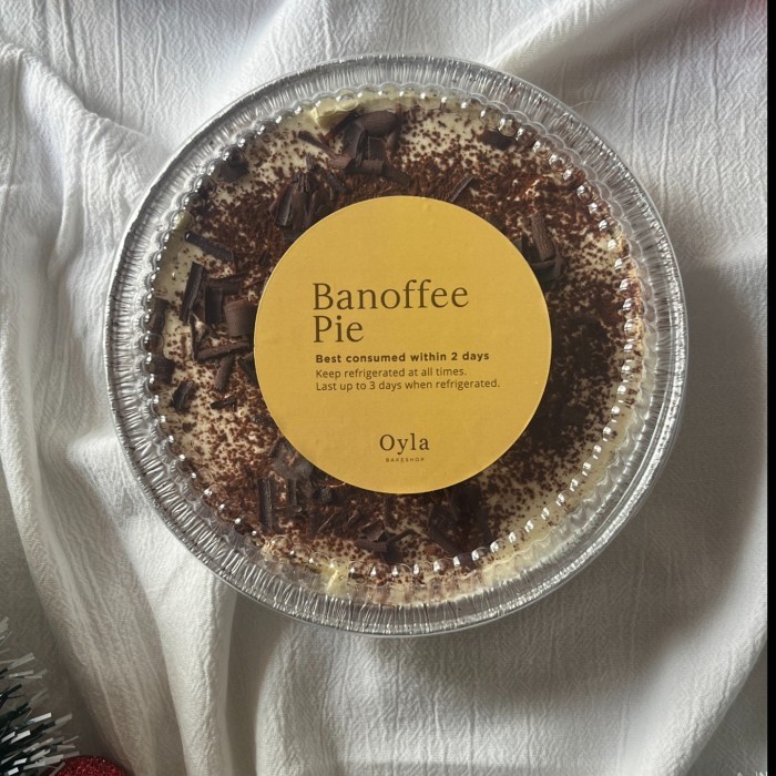 

Oyla Banoffee (Banana Toffee) Pie