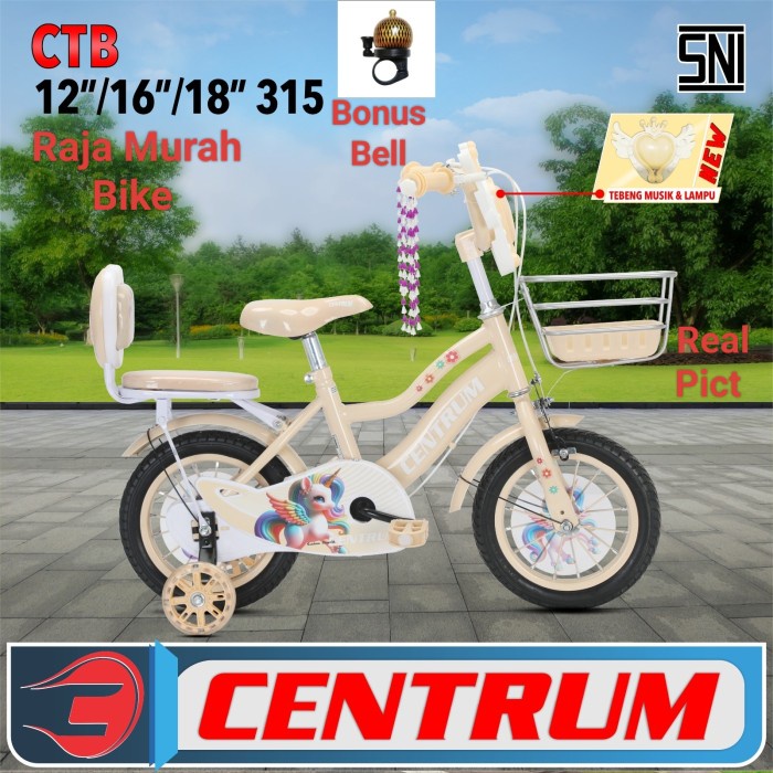 Sepeda Anak Mini Centrum 315 12 Inch Sepeda Anak Perempuan 12 Inch Mini Centrum Kode 391
