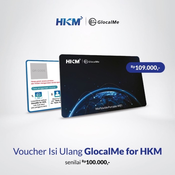 Voucher Isi Ulang Glocalme G009 Hkm Mifi