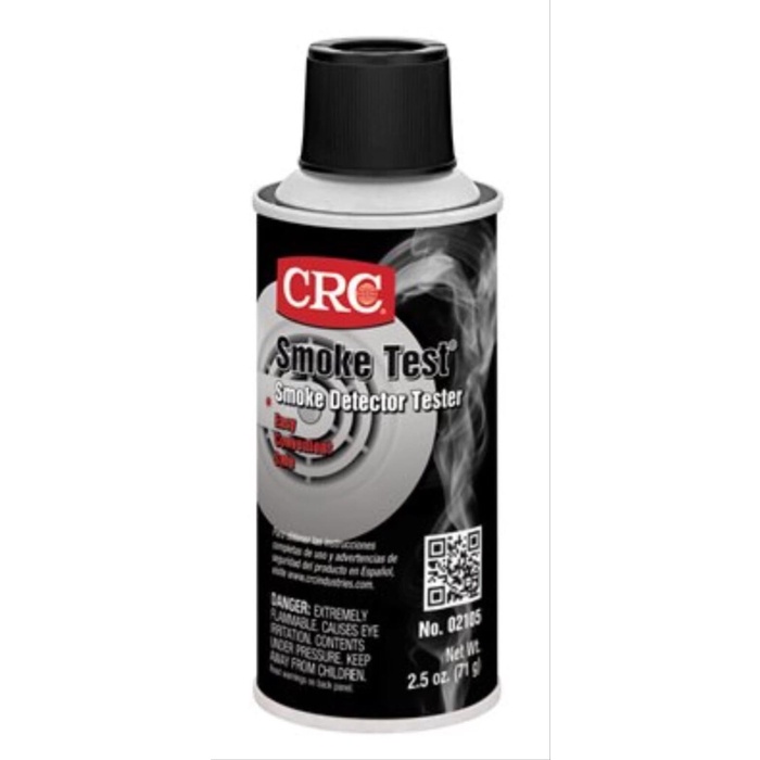 CRC SMOKE TEST CHECK SMOKE DETECTOR ASAP 02105 CRC SMOKE DETECTOR TEST