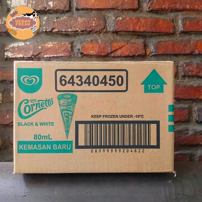 

Promo Terbatas Paket Es Krim Stick Walls Cornetto Black & White Aman