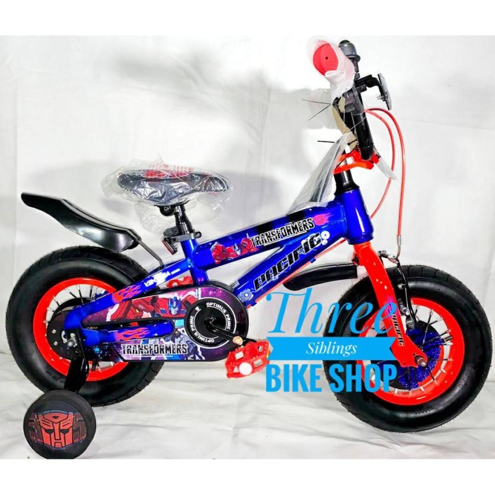 SEPEDA BMX ANAK PACIFIC VENTURA TRANSFORMERS OPTIMUS BLUE RED NCH Kode 86