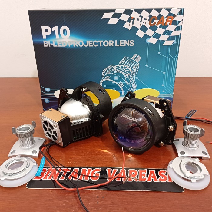 Projector Biled Iphcar P10 3 Inch 3 Warna Alweather Blue Lens