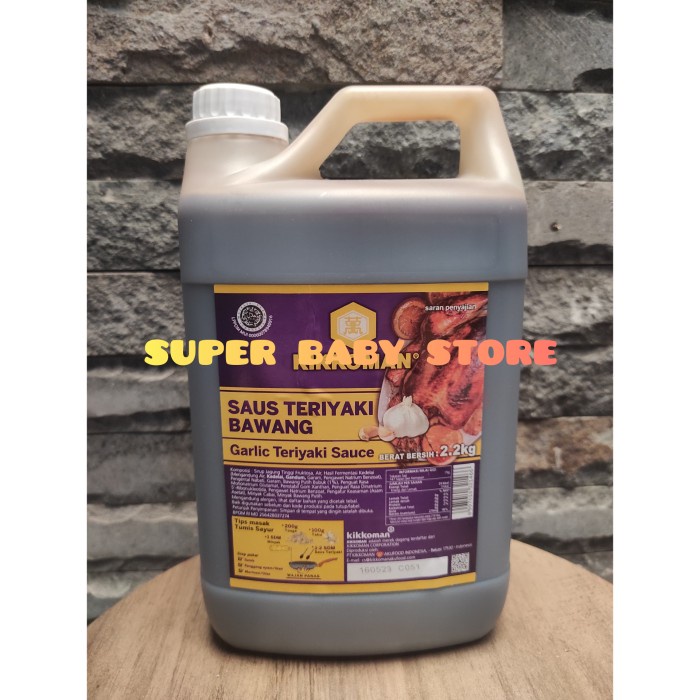 

Kikkoman Garli Teriyaki Sauce - Saus Teriyaki Bawang 2 Liter HALAL