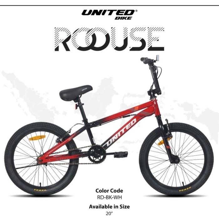Sepeda Anak BMX 20 United Roouse (01) Rotor