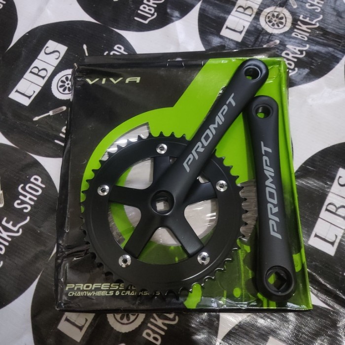 Sale Original Crank Viva Prompt Ra3L Fixie Fix Gear Alloy 42T Hitam Doff