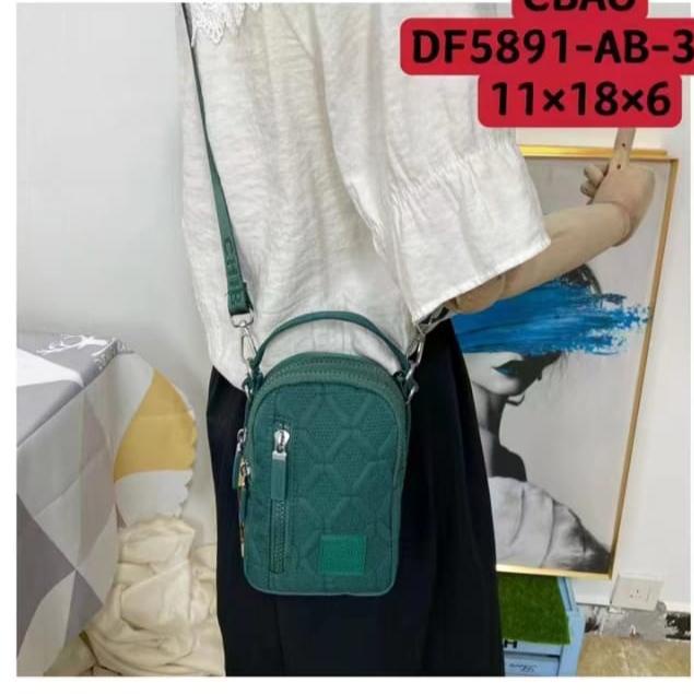 Dearglow_ Tas Wanita Selempang Mini Kantong Hp Chibao 5891-22 Ab Kanvas