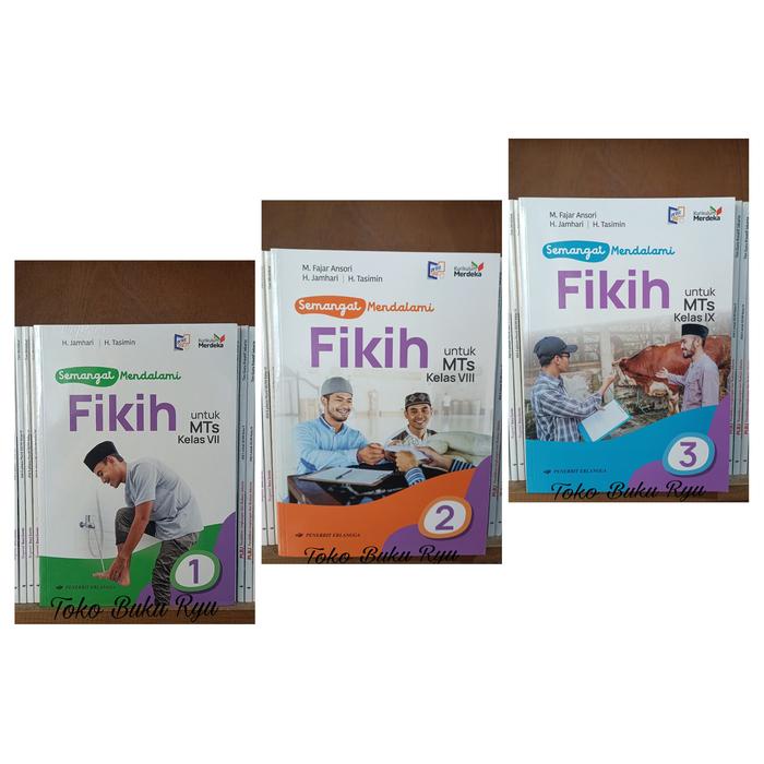 

terbaru !!! buku semangat mendalami fikih kelas 7 8 9 mts kurikulum merdeka erlangga ready