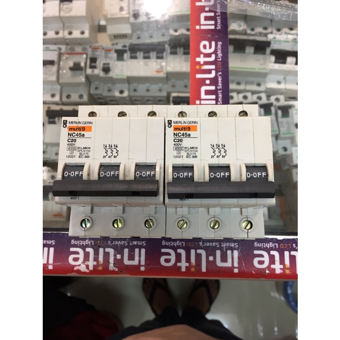 MCB merlin gerlin Multi9 NC45a 20A-32A 3p 4,5ka