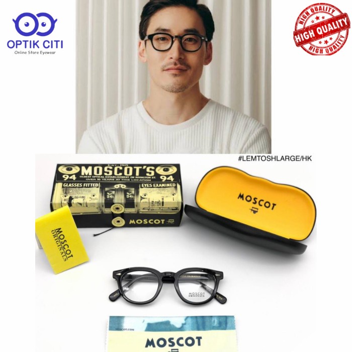 *TOP* FRAME KACAMATA PRIA MOSCOT LEMTOSH SIZE M GRATIS LENSA MINUS