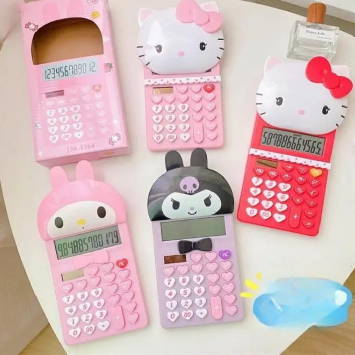 

Jual [READY] Kalkulator Kuromi Melody Hello Kitty 12 digit