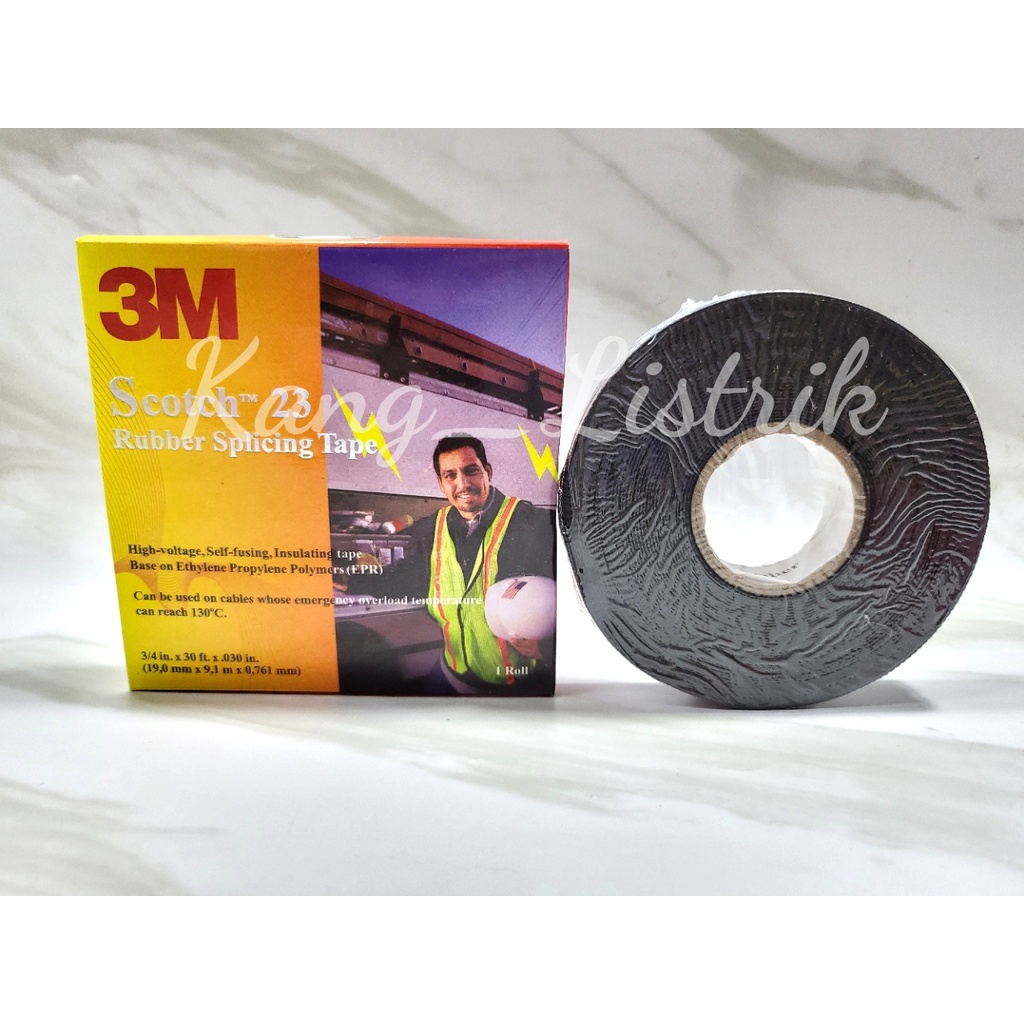 

3M Isolasi Listrik Scotch 23 Isolasi 3M Rubber Scotch 23 Splicing Tape