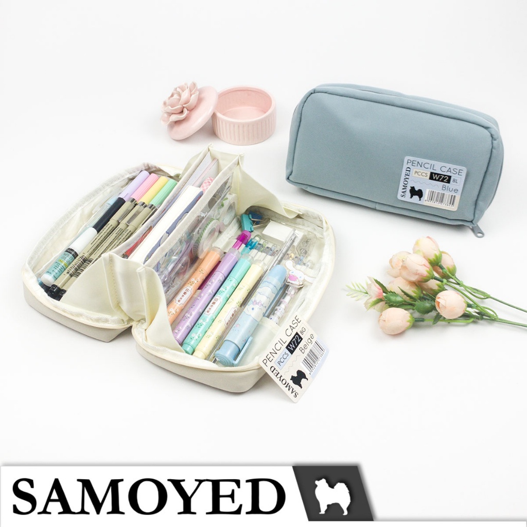 

SAMOYED PCCS-W72 Tempat / Kotak Pensil / Alat Tulis / Kosmetik / Dompet Kain / Stationery / Pencil /