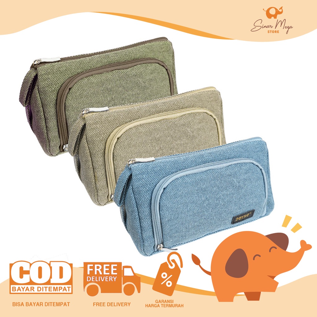 

Joyko Pencil Case Tempat Pensil PC-5003 / Pocket Simple Murah Berkualitas