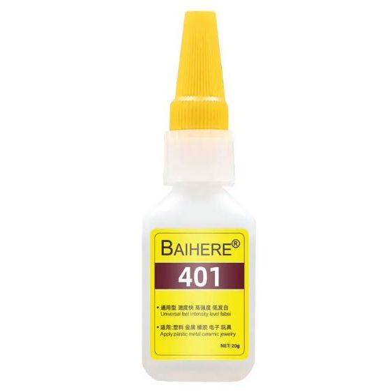 

LEM BAIHERE 401 20g dan 50g / LEM SUPER KUAT