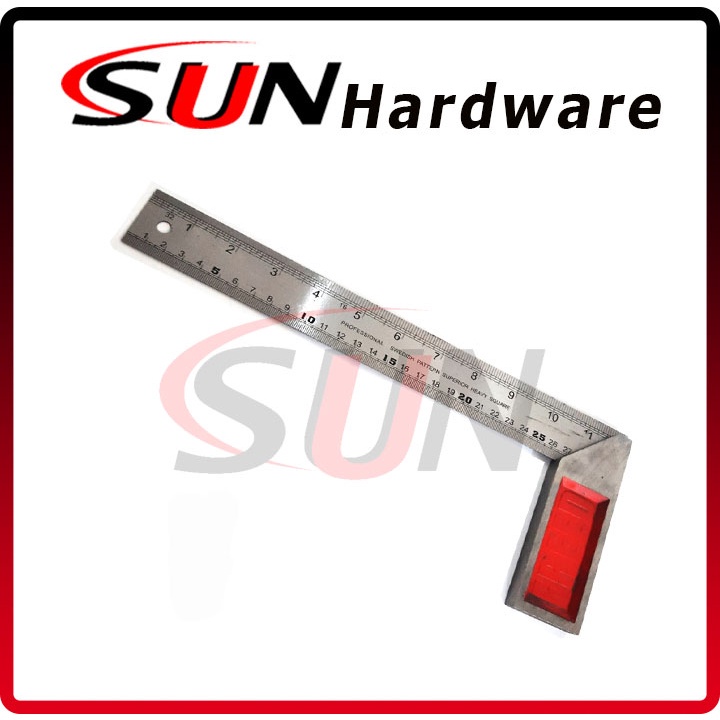 

Penggaris Siku Tukang 30 Cm Stainless Pasekon Pengaris Angle Square