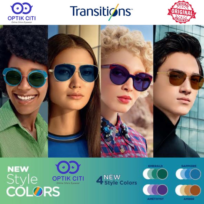 *TOP* LENSA CRIZAL ESSILOR TRANSITION SIGNATURE GEN 8 STYLE COLORS ORIGINAL