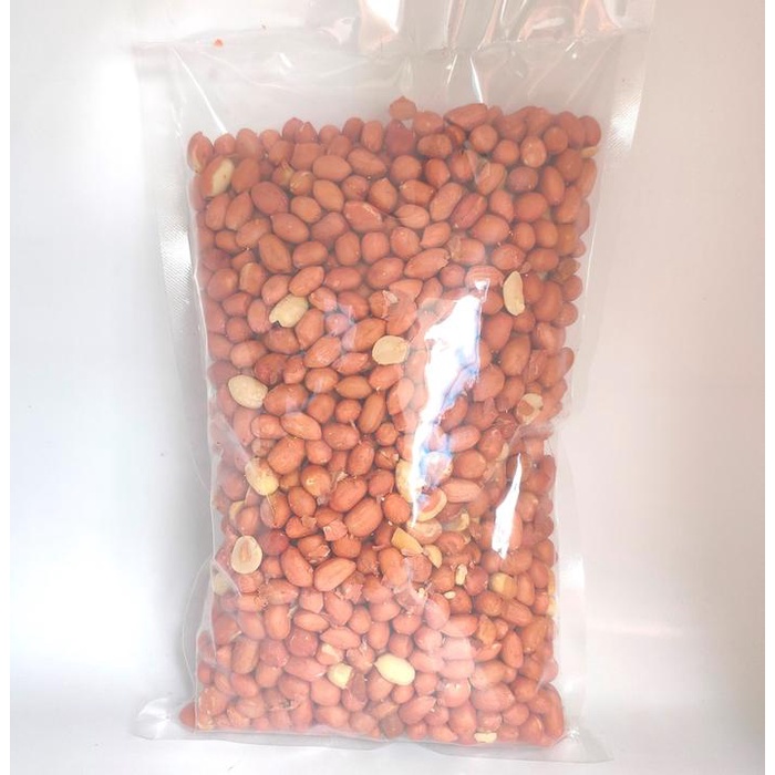 

terbaru !!! 1000gr roasted kacang tanah kulit ari - oven - panggang - rasa original/ asin ready