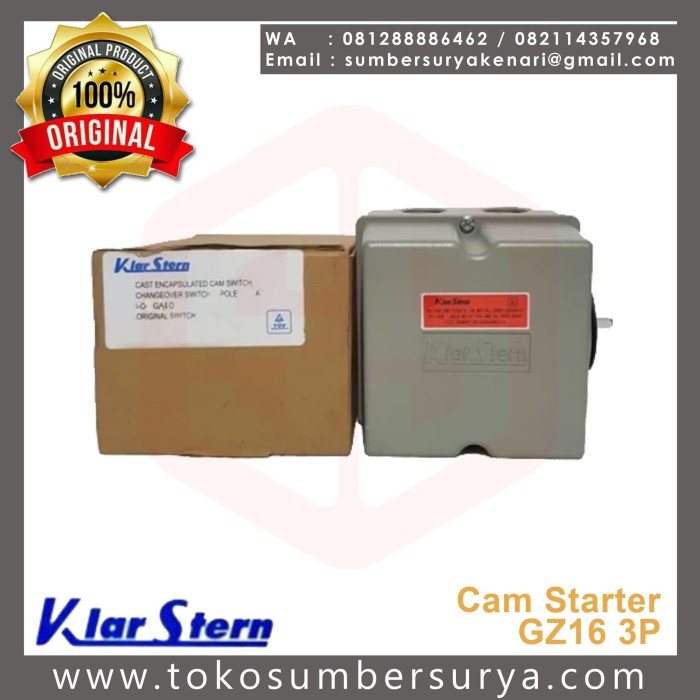 COS / Change Over Switch / Ohm saklar GZ16 3P 16A Klarstern