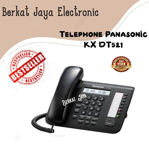Laris Telepon Panasonic Kx-Dt 521 ( Black )
