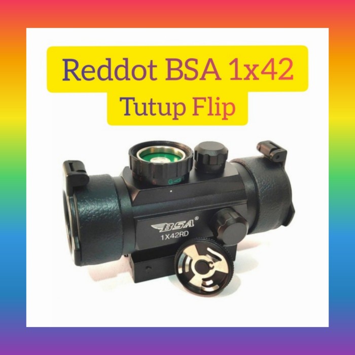 PROMO Reddot BSA tutup Flip - Red dot BSA flip (bukan GSR, Hakko ,Bushnell)