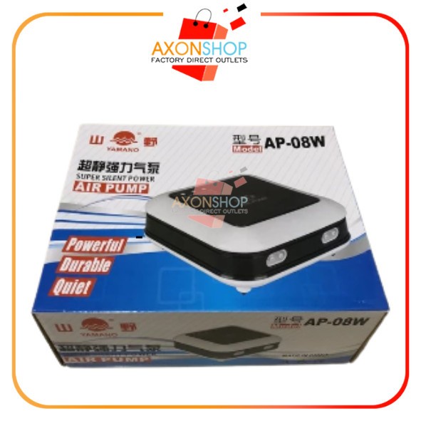 JTTOP" YAMANO AP-08 POMPA AERATOR UDARA AP08 08W MESIN GELEMBUNG AP08W
