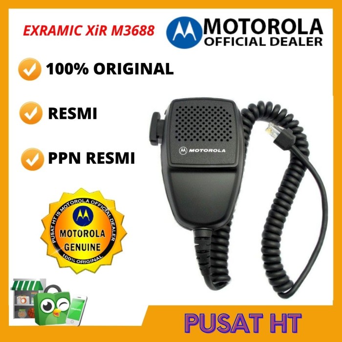 Paling Berkualitas Extra Mic Rig Motorola Xir M3688 Gm 3688 Gm300 Pmmn4090A