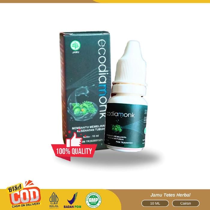

Jamu Tetes Ecodiamonk Ekstrak Daun Kelor Sirsak Luo Han Kuo 10 ml