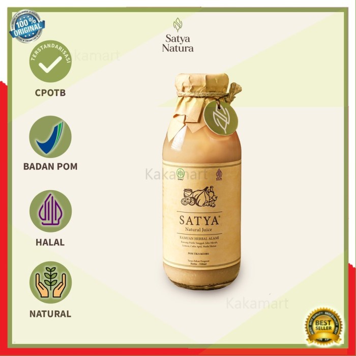 

SATYA Healthy Juice Bawang Putih Tunggal Jahe Merah Lemon Madu Hutan C
