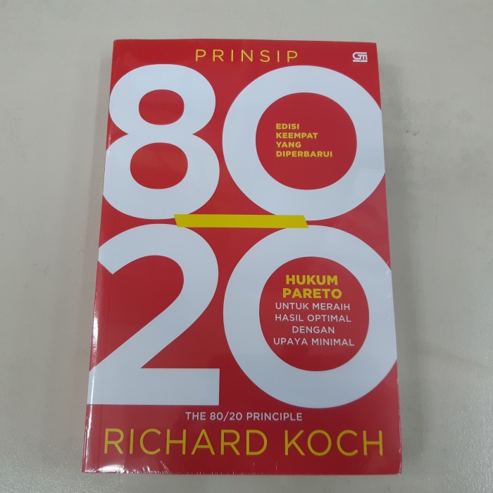 

Terbaru!! Buku Prinsip 80 / 20: Hukum Pareto Untuk Meraih Hasil Optimal Dengan Upaya Minimal Packing