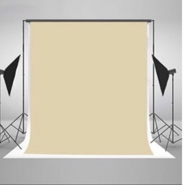 PROMO / Kain Background Backdrop Latar Layar alas Studio Foto 2,5x3 meter warna cream