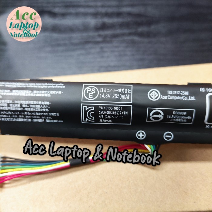 ORIGINAL BATERAI LAPTOP ACER ASPIRE AS16A5K AS16A7K AS16A8K BERKUALITAS