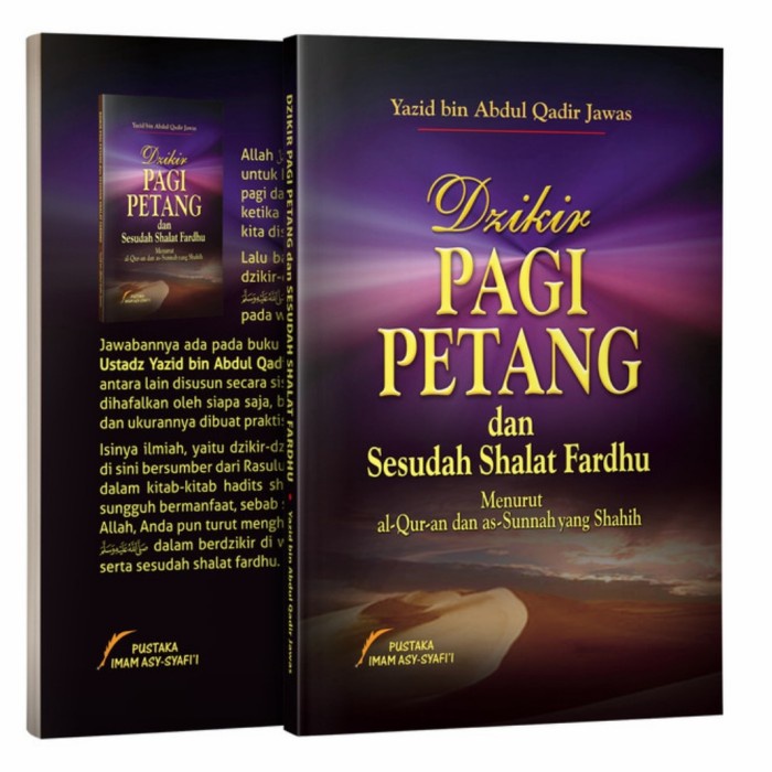 

BUKU DZIKIR PAGI PETANG DAN SESUDAH SHALAT FARDHU USTADZ YAZID PIS ORI BEST SELLER