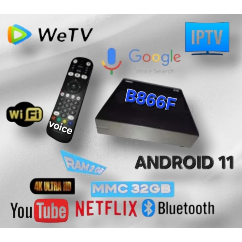 Baru Stb Android Zte B866F 2Gb/32Gb Unlock Root