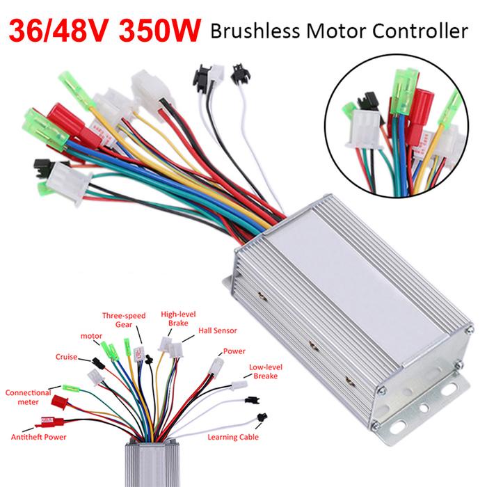 36V/48V 350W Brushless Motor Controller DC Motor Regulator Speed Controller