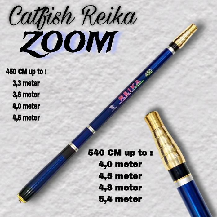 Joran Tegek Carbon Original Catfish Reika Zoom #Gratisongkir