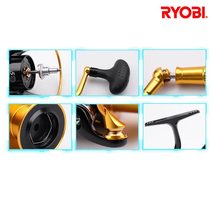 Ryobi Legacy Fishing Reel Salt Water Full Metal Body Pancingan Spinning Laut Reel Power Handle