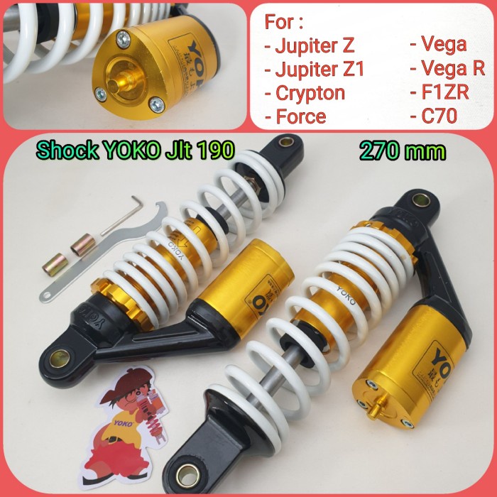 Shock breaker YOKO MODEL TABUNG SEGITIGA 270mm dan 340mm