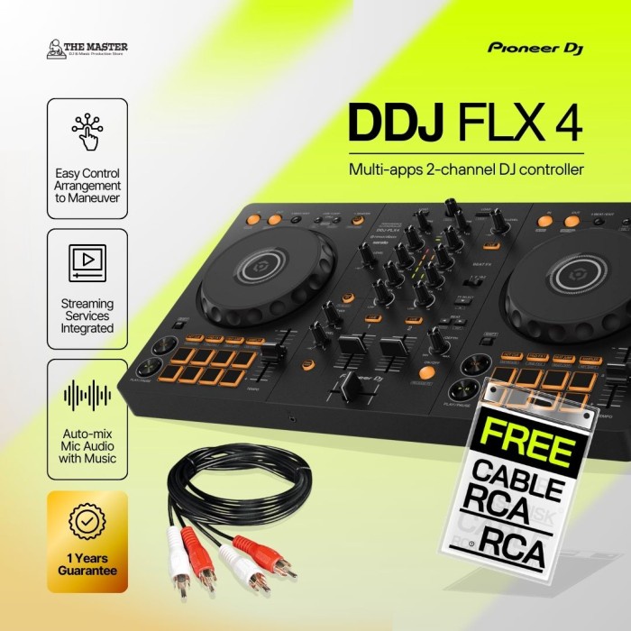 [Ready Stock] Pioneer DJ DDJ-FLX4 DDJ FLX4 DDJ FLX 4 DJ Controller