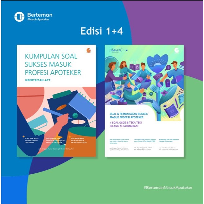 

{{ PAKET BUKU 14. SOAL MASUK PROFESI APOTEKER DAN UKAI Ready}}