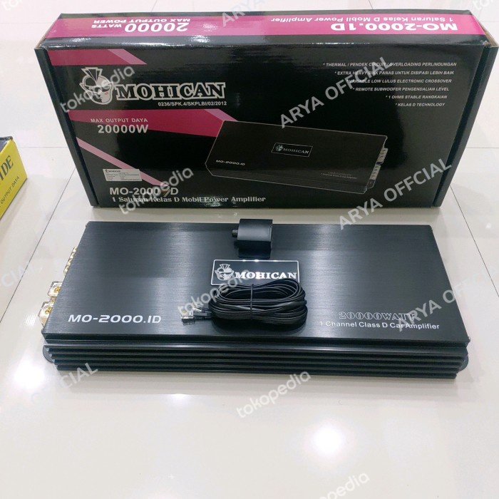 Power Monoblok Mohican Mo 2000.1D Asli High Quality